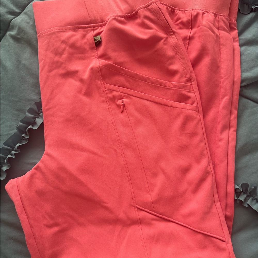 Coral Pink Jogger Pants